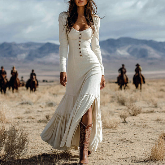 Prairie Rose Maxi Dress