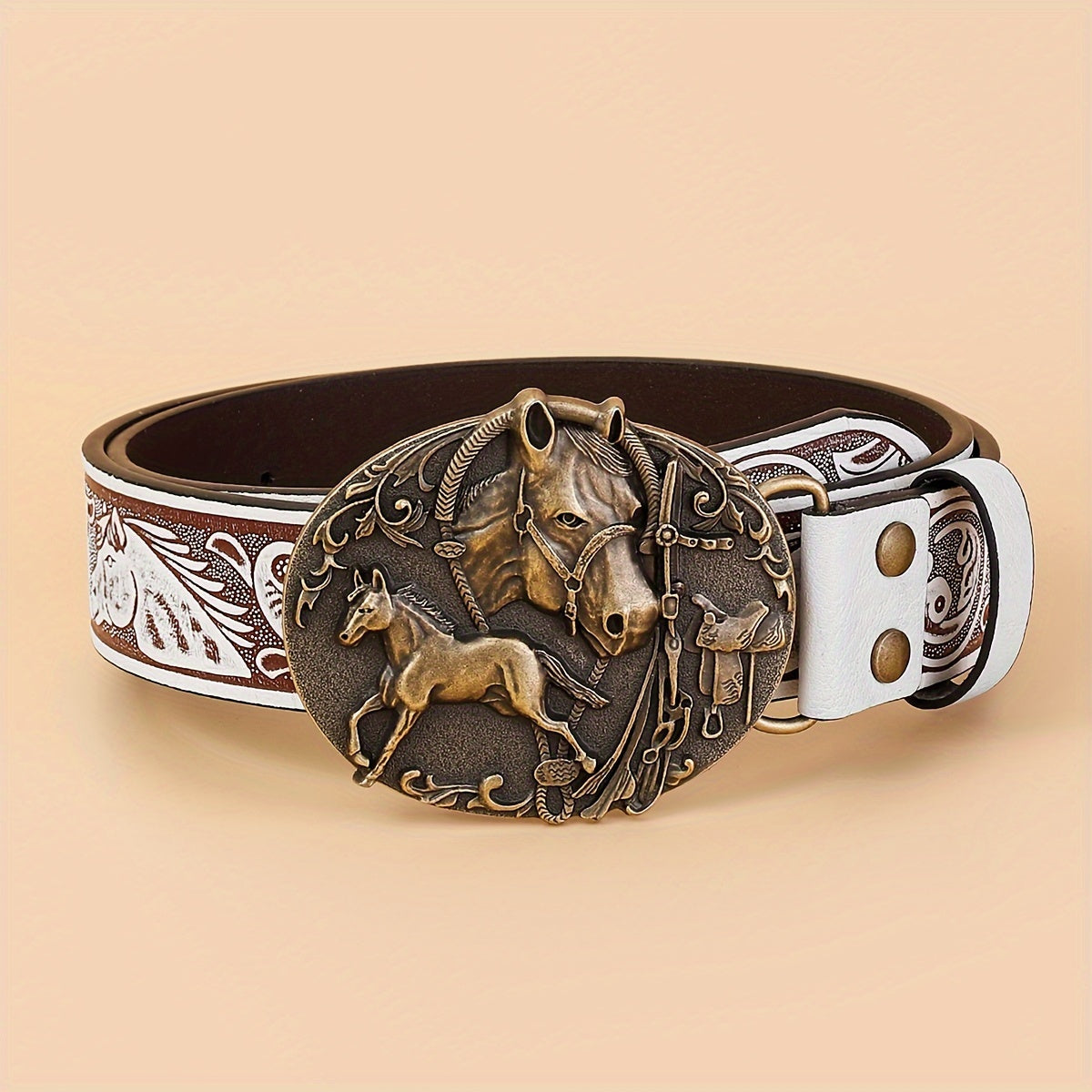 Iron Saddle Vintage Western Belt