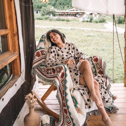 RusticTrail Outdoor Throw Blanket