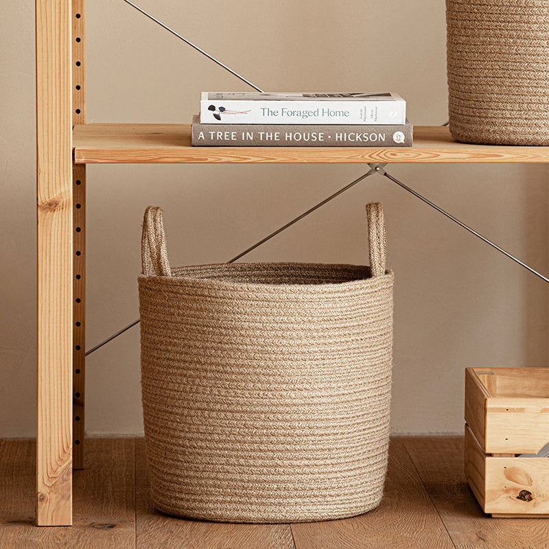 Sierra Loom Jute & Cotton Basket