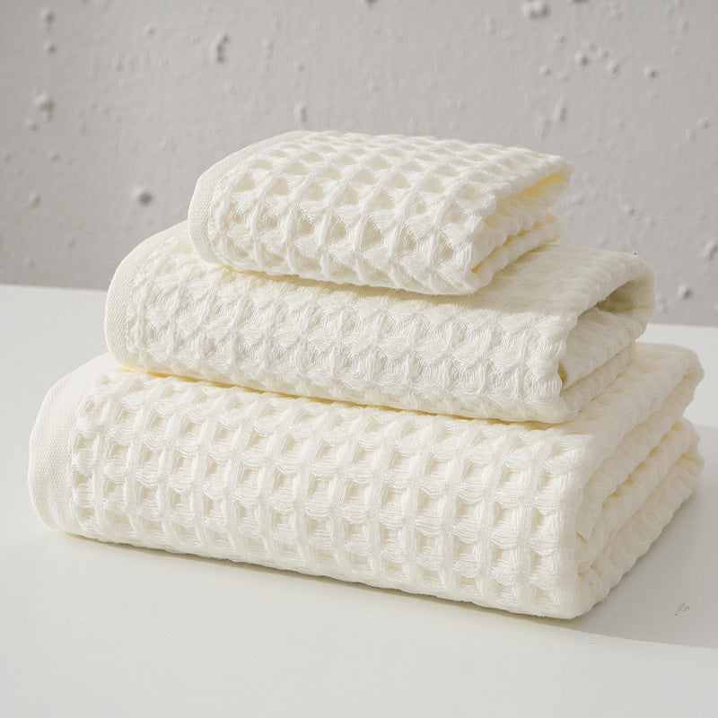 CloudWeave Pure Cotton Honeycomb Towels